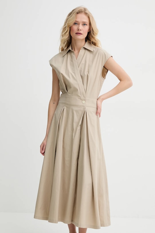 

Хлопковое платье robe athena A.P.C., зеленый