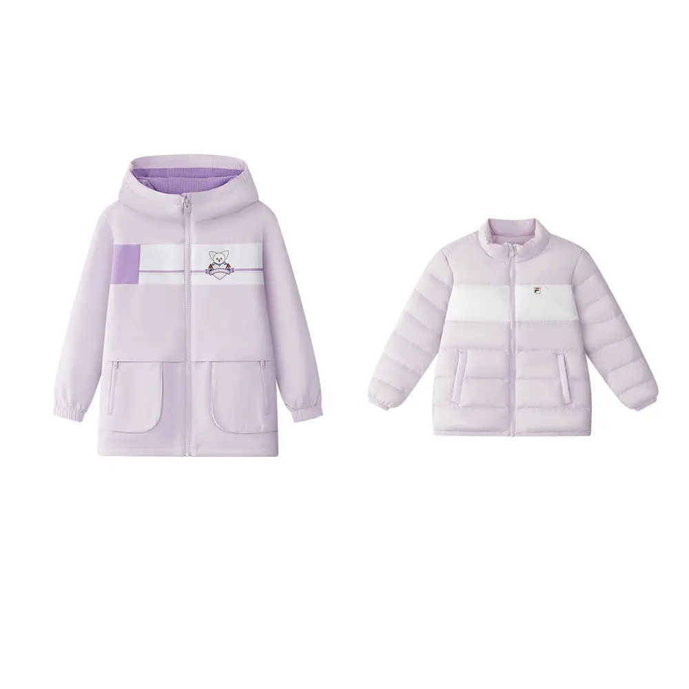 

Комплект куртка для детей 3-7 лет FILA KIDS, фиолетовый