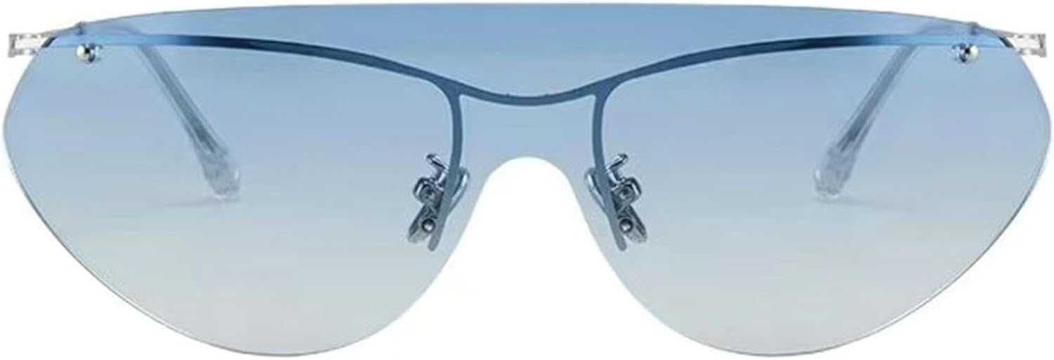 

Willochra Винтажные роскошные модные солнцезащитные очки большого квадратного размера для женщин и мужчин, модные очки-пилот с плоским верхом, черные, для активного отдыха, в стиле панк, с защитой от УФ-излучения UV400, C3