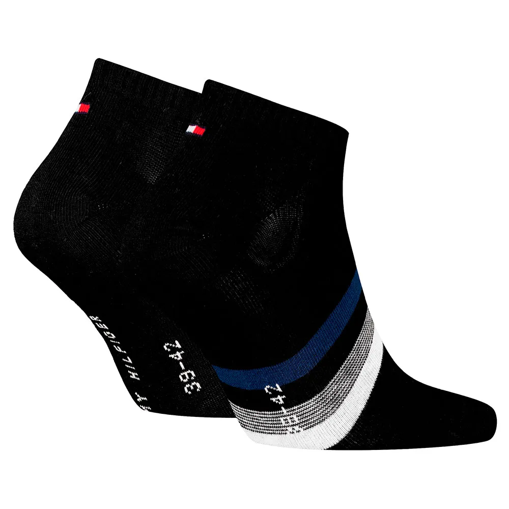 Носки 2 шт Tommy Hilfiger Sneaker, черный — фото 2