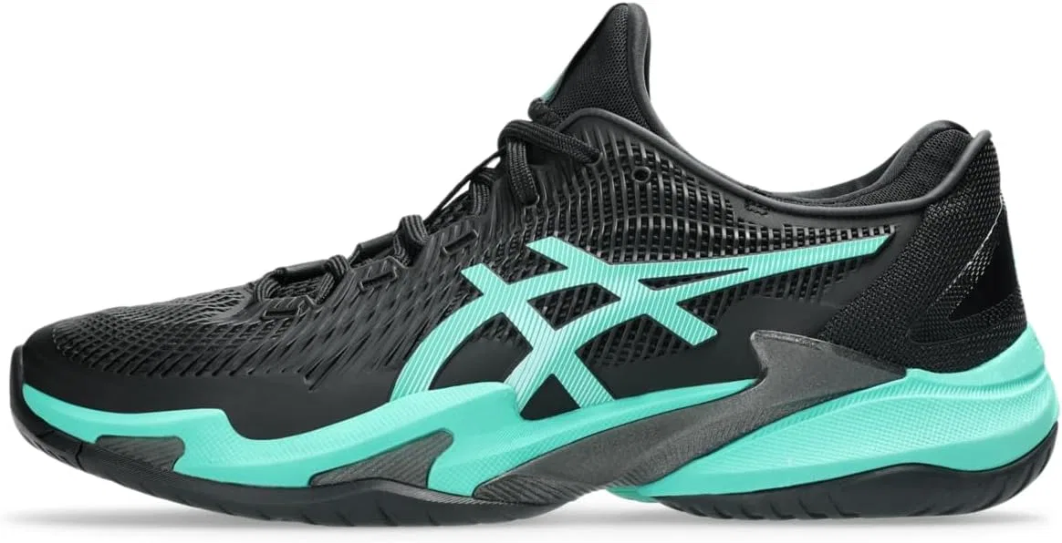 Мужские теннисные кроссовки ASICS Court FlyteFoam 3, Black/Aurora Green