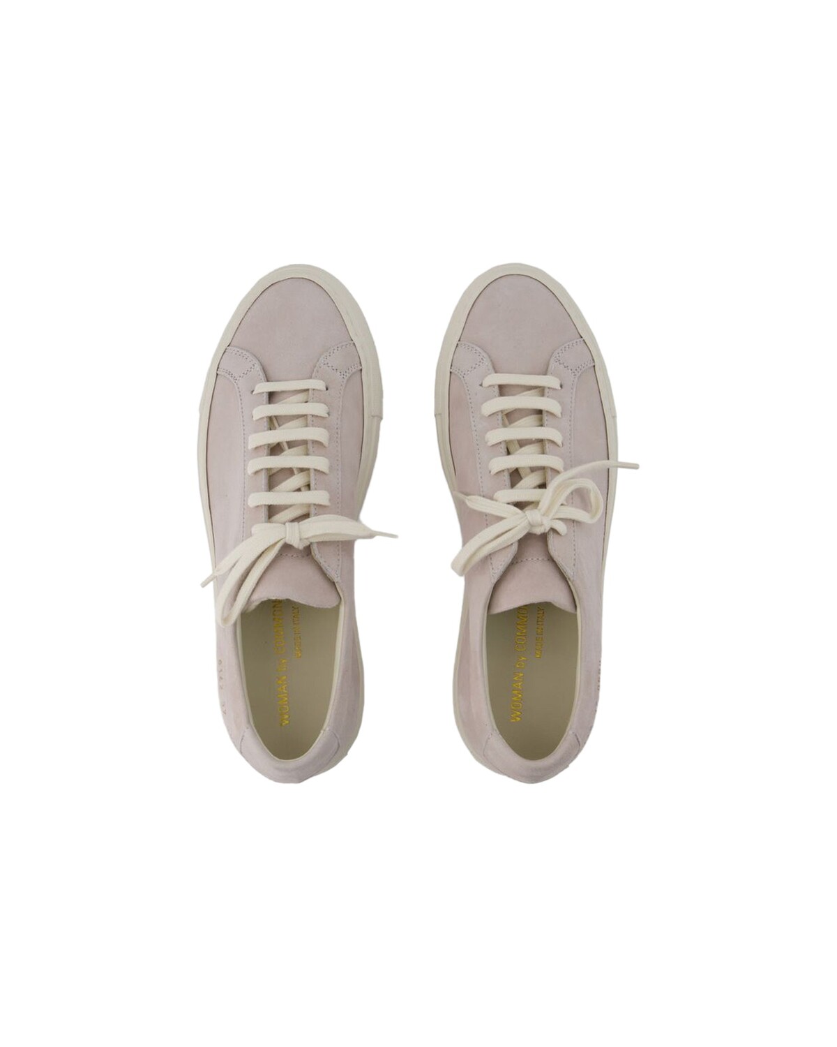 Контрастные кроссовки Achilles - COMMON PROJECTS - Кожа - Бежевый, бежевый