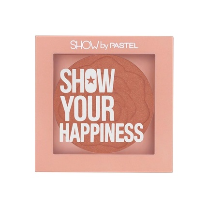 

Румяна Show By Show Your Happiness с ярким розовым оттенком, тисненая пудра Pastel