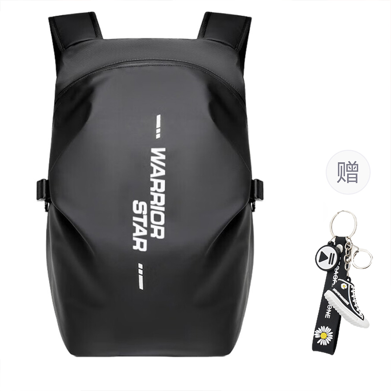 

WARRIOR Полиамидный рюкзак унисекс черный, Black[Shoes Pendant]