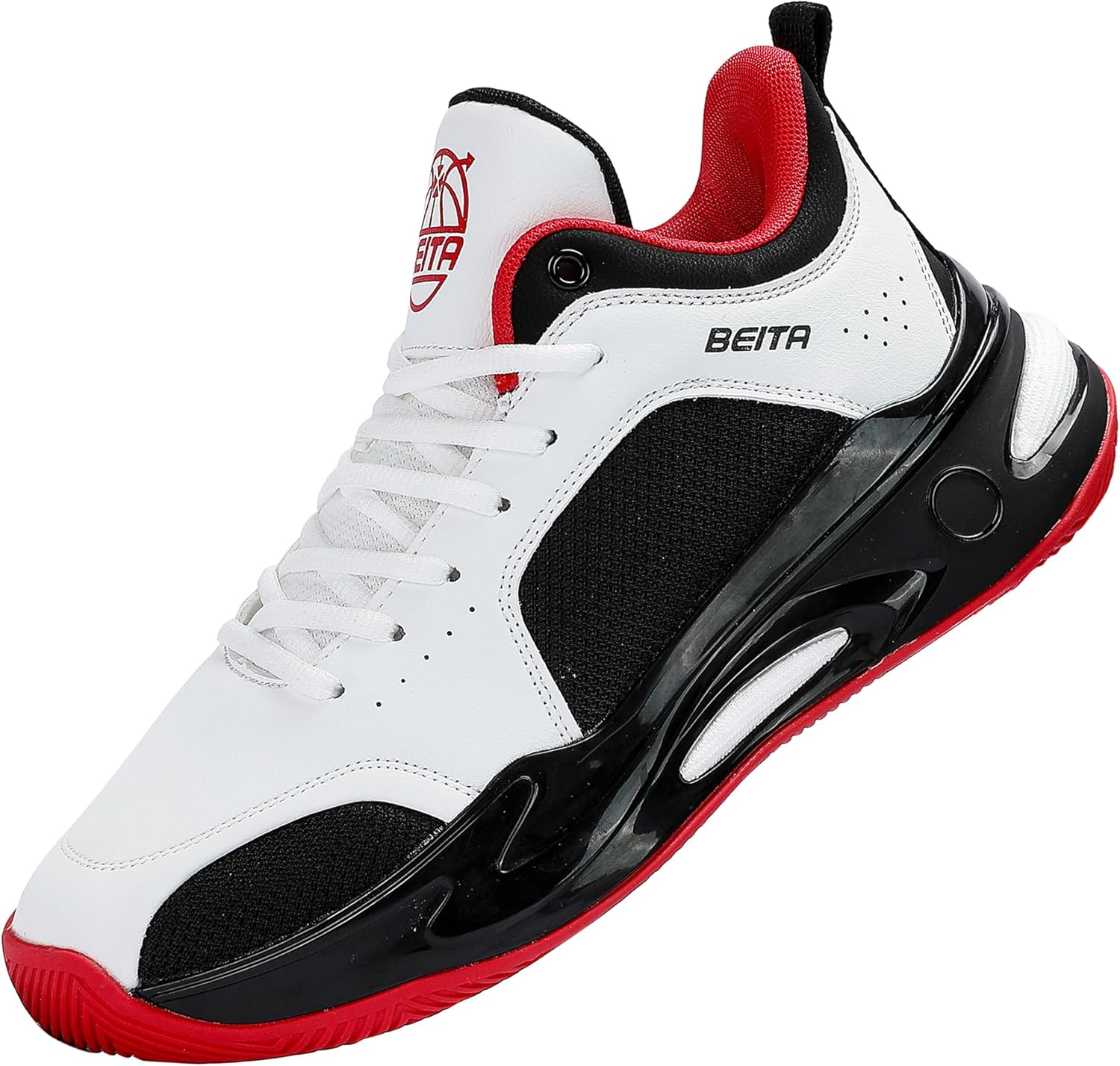 

Мужские баскетбольные кроссовки Beita с высоким верхом, спортивная обувь, противоскользящие и износостойкие, белый