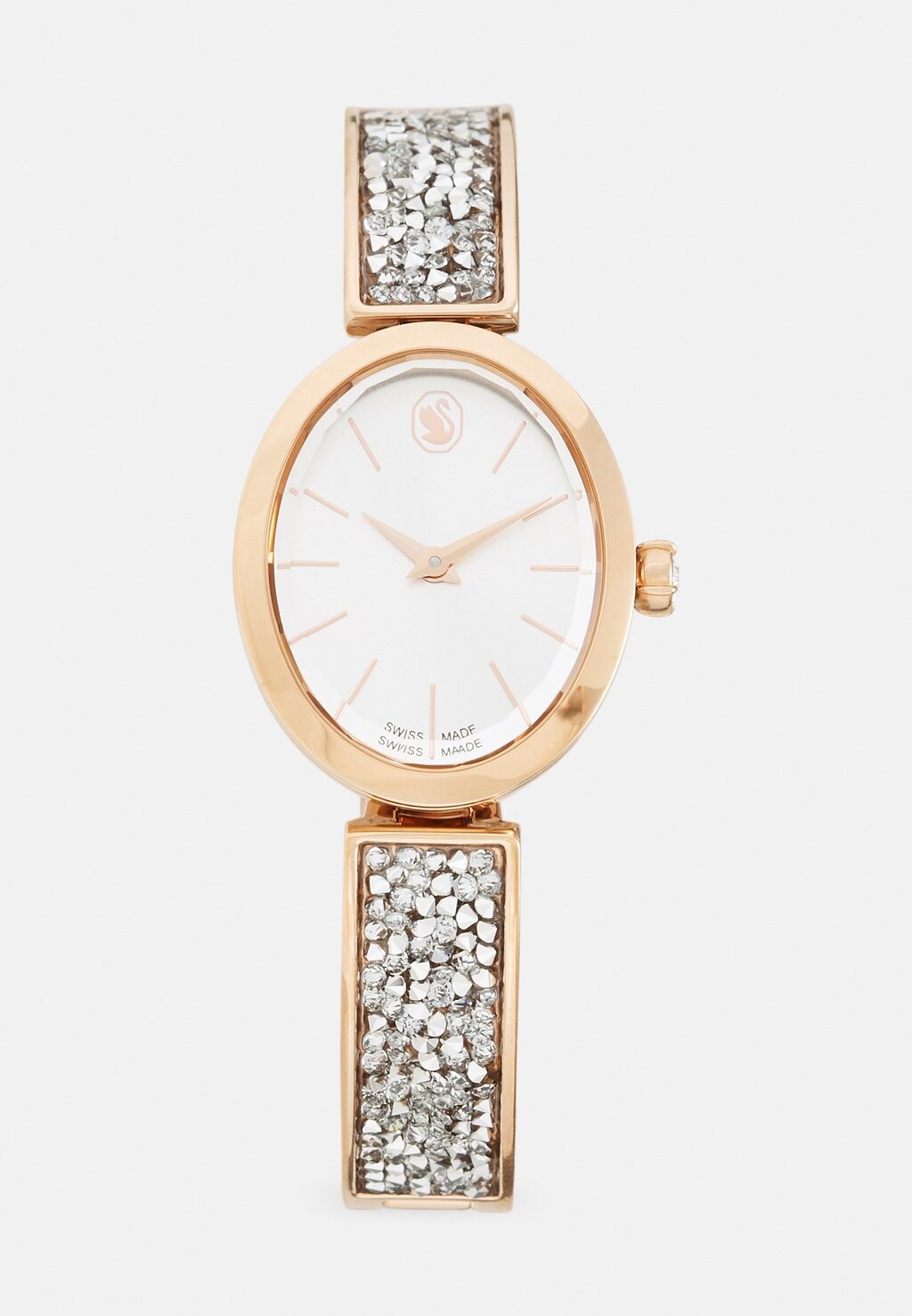 

Часы CRYSTAL ROCK OVAL Swarovski, цвет розового золота