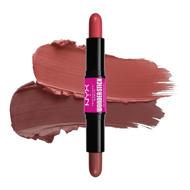 Двусторонний карандаш для румян Wonder Stick NYX Professional Makeup, цвет coral deep peach, 2 x 4 гр — фото 2