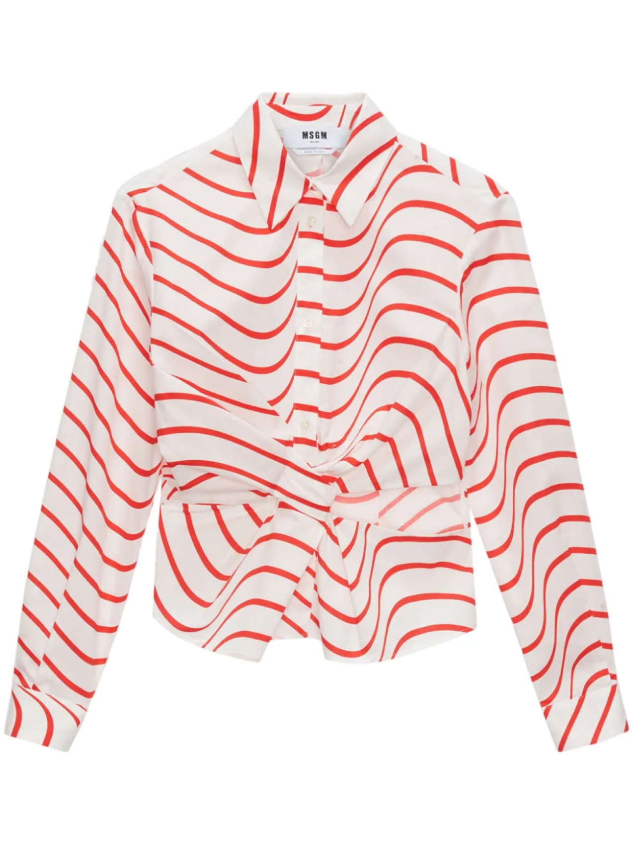 

Блузка с принтом MSGM, красный