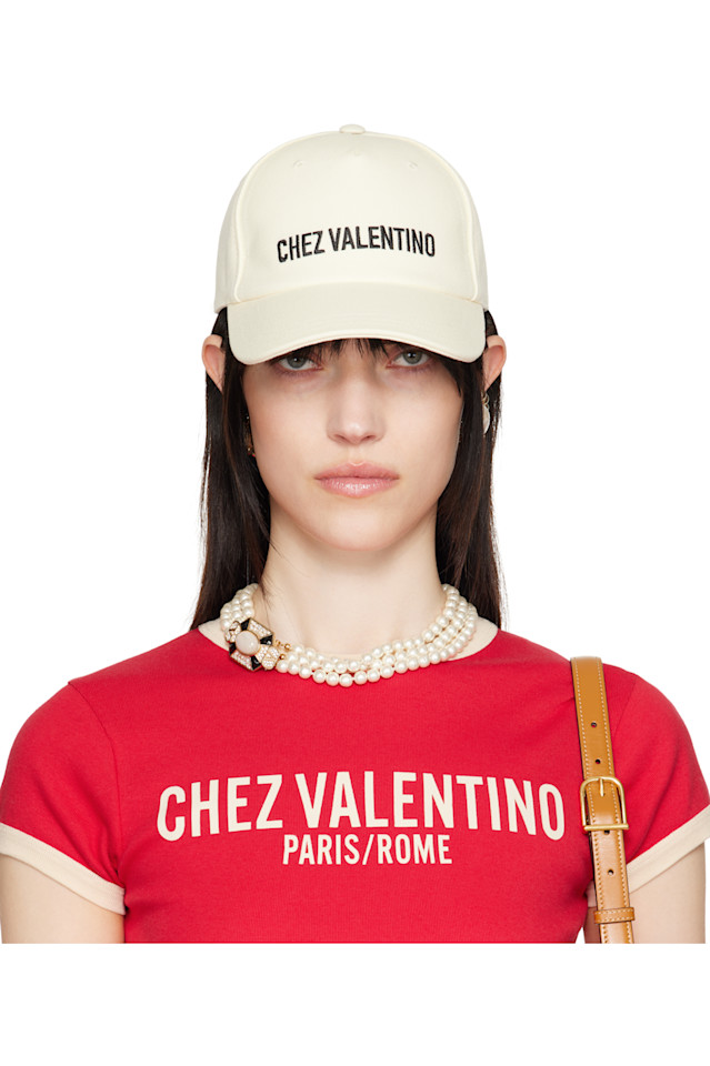 

Бейсболка Chez Valentino из хлопка Valentino Garavani, мультиколор