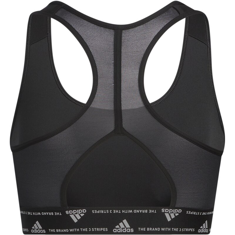 Бюстгальтер спортивный бюстгальтер pwr средняя поддержка Adidas, черный — фото 2