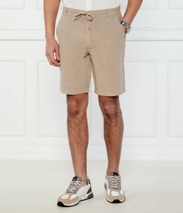

Льняные шорты Regular fit Aeronautica Militare, желтый