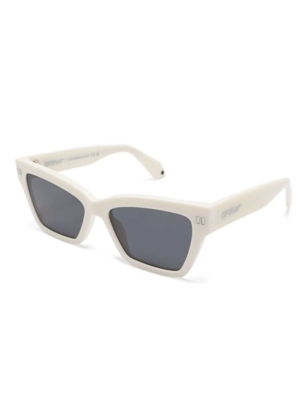 Солнцезащитные очки в квадратной оправе Off-White Eyewear, белый — фото 2