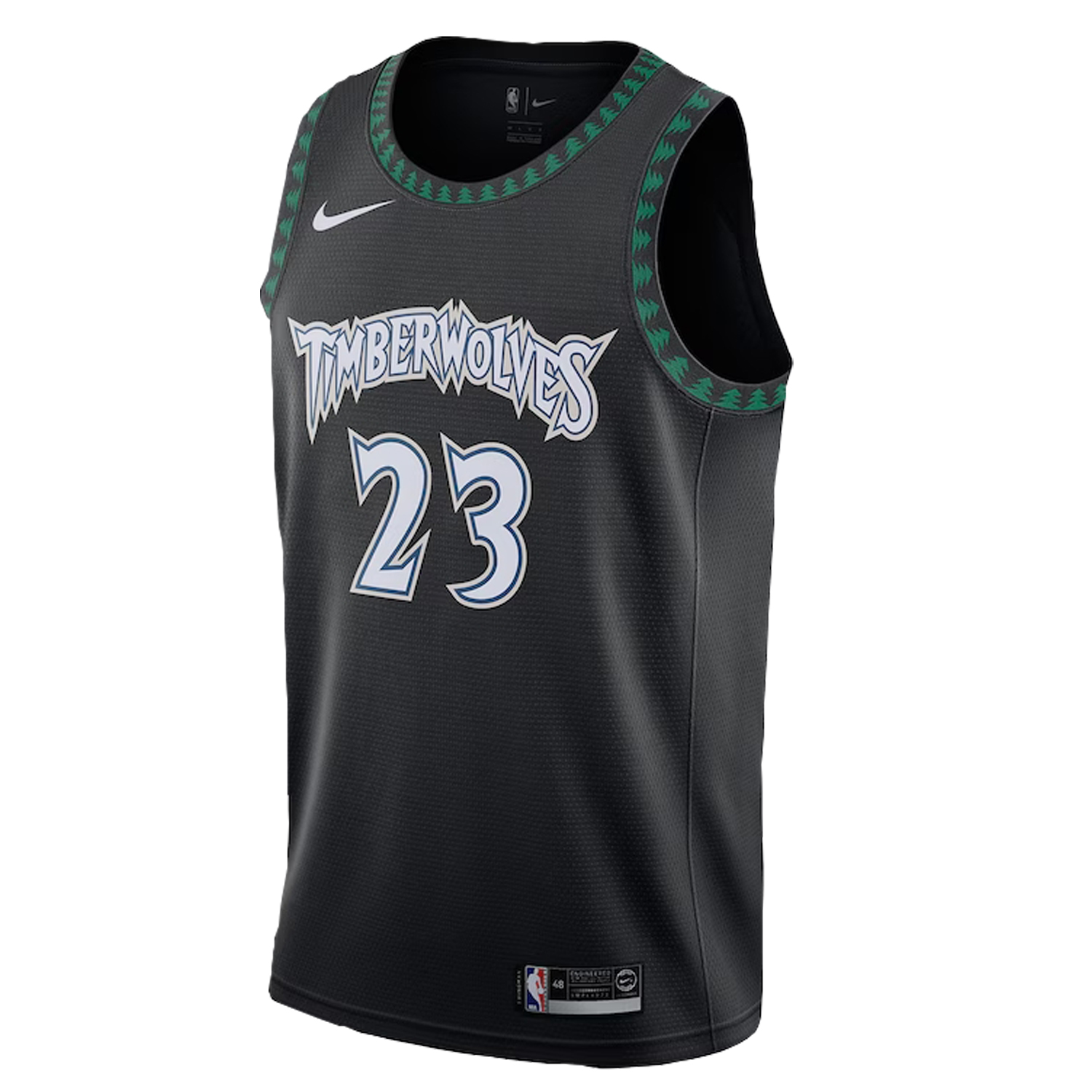 Джерси Minnesota Timberwolves 2025/26 Hardwood Classics мужская Dri FIT NBA Swingman Nike, черный — фото 3