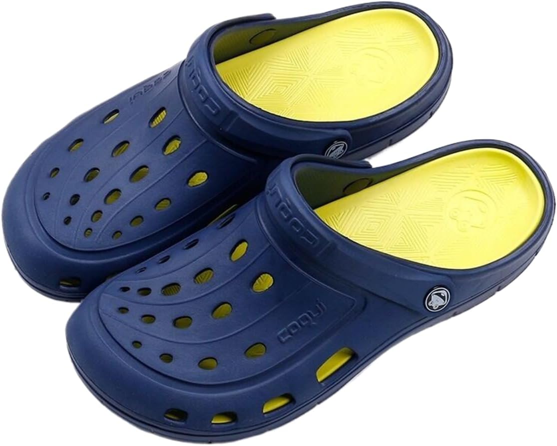 

Женские и мужские ортопедические сабо с поддержкой свода стопы, садовая обувь, для улицы, пляжа и бассейна, с съемной стелькой Dannling, темно-синий