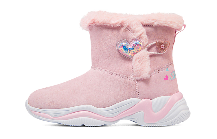 

Теплые детские ботинки Pink для детей 3-7 лет Skechers Kids