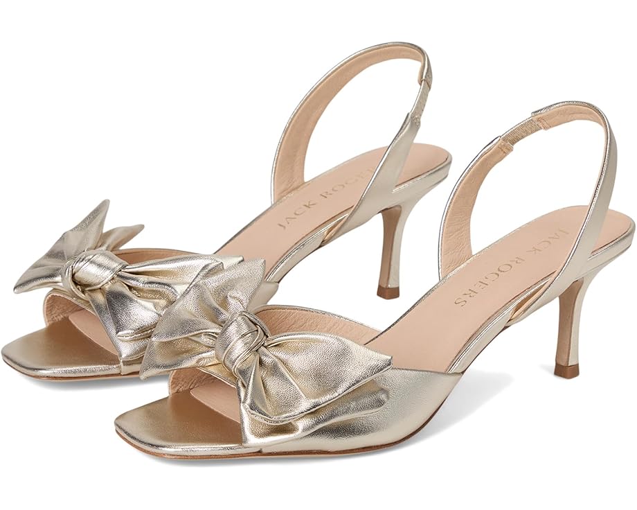 Туфли Jack Rogers Eloise Bow Slingback, цвет Jacks Platinum