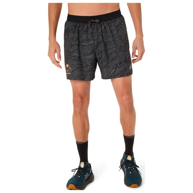 

Шорты для трейлового катания Fujitrail с принтом по всей поверхности, 5 дюймов, Performance, черные - L Asics