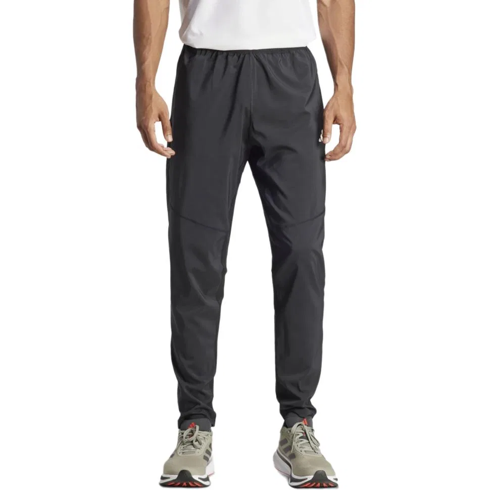 Спортивные штаны из трикотажа Adidas AEROREADY Own The Run Black — фото 4