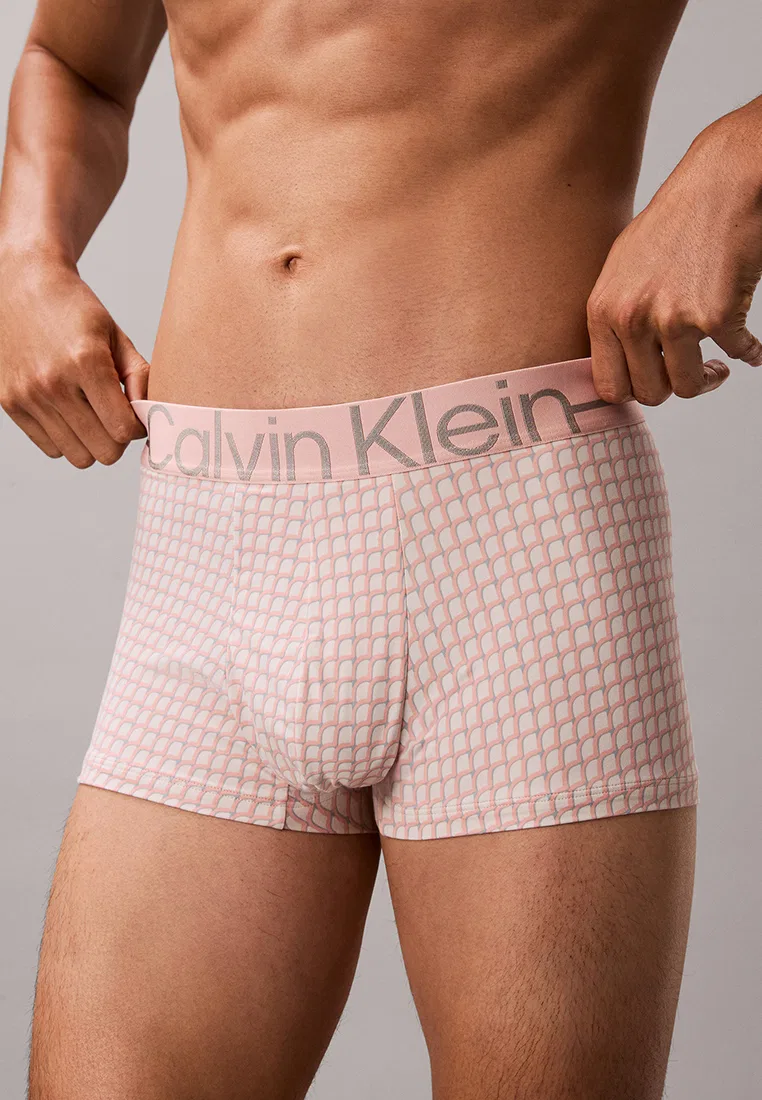Трусы, низкая посадка, микрофибра, Calvin Klein, белый — фото 3