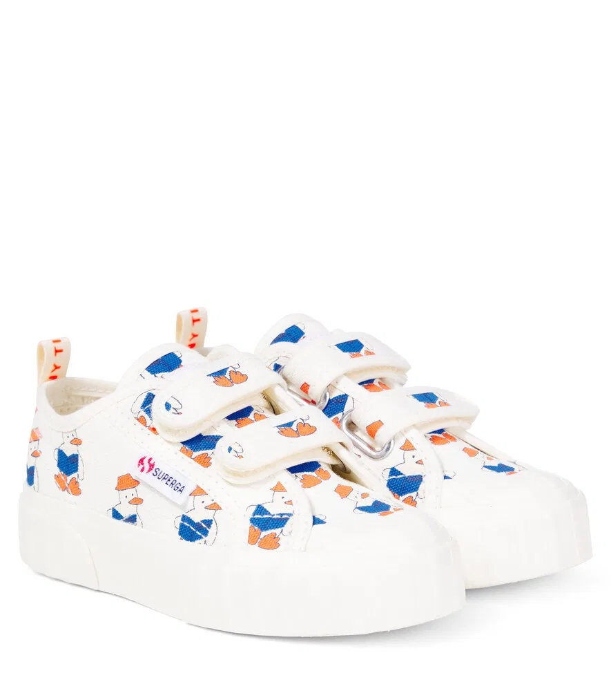 Кроссовки с принтом x Superga Readers Tinycottons, белый