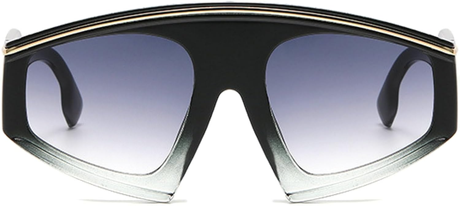 

Крупные солнцезащитные очки для мужчин и женщин, модные солнцезащитные очки неправильной формы, ретро-квадратные солнцезащитные очки, женские винтажные черные очки mincl, C5