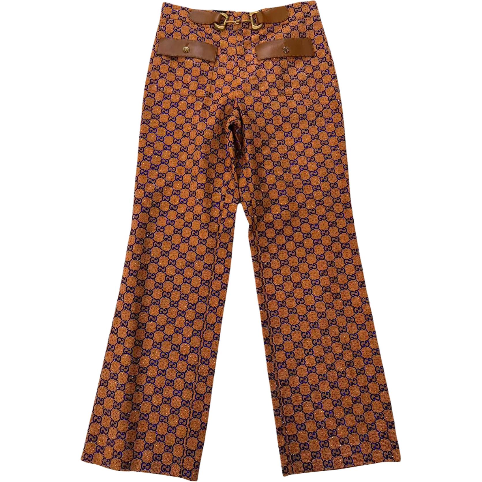 

Женские повседневные брюки tan GUCCI, Tan