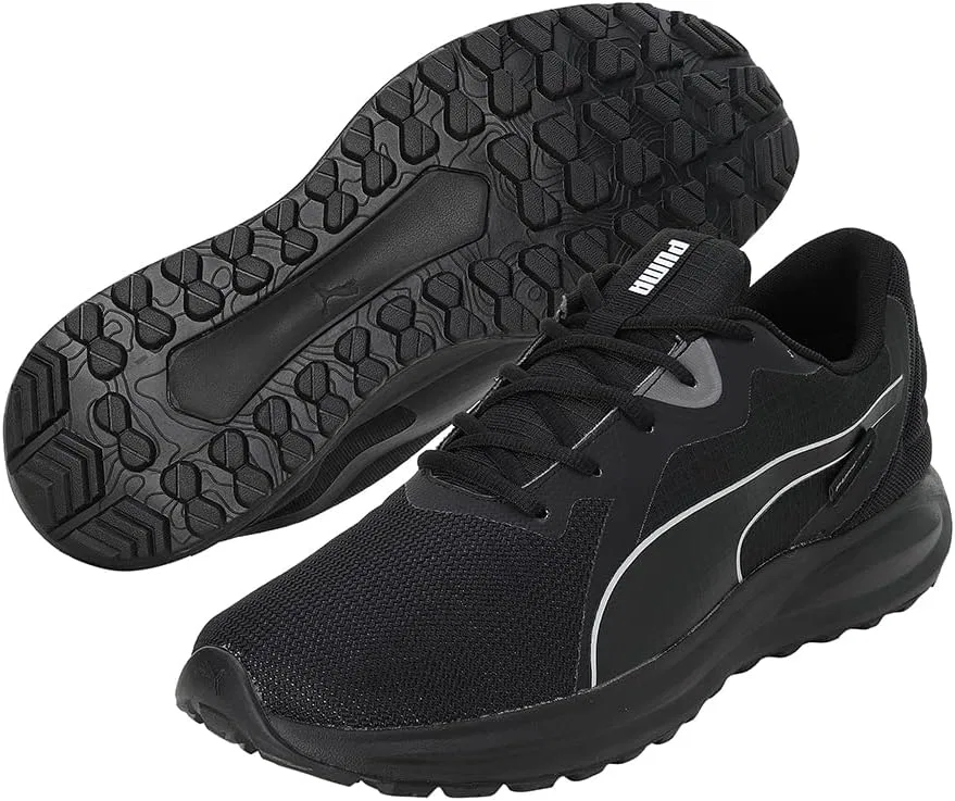Детские футбольные бутсы Puma Twitch Runner PTX, Puma Black Puma White — фото 2