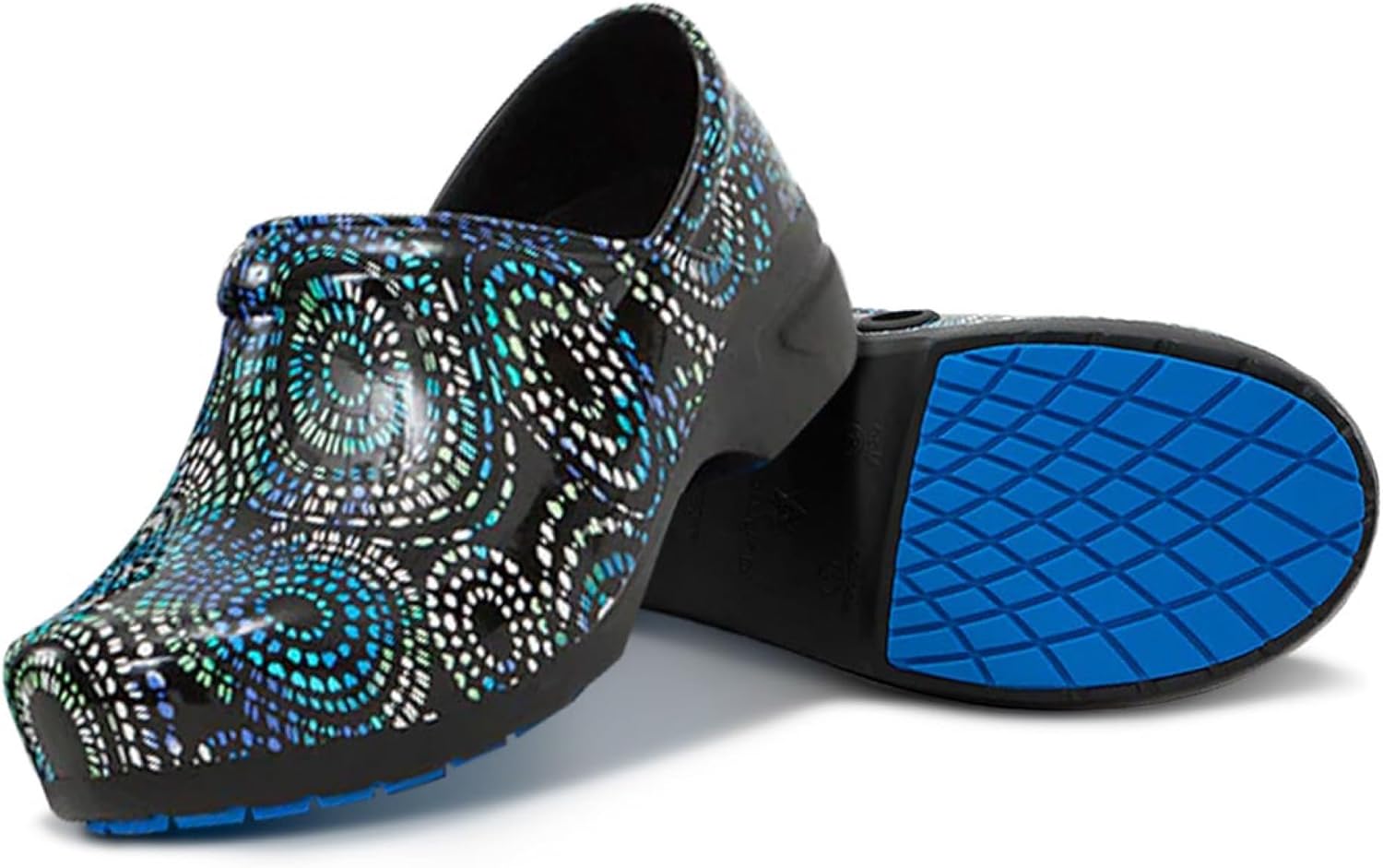 

Сабо для медсестер Anywear SR Angel - Нескользящая рабочая обувь для женщин и мужчин - Противоскользящие комфортные туфли для медсестер, синий