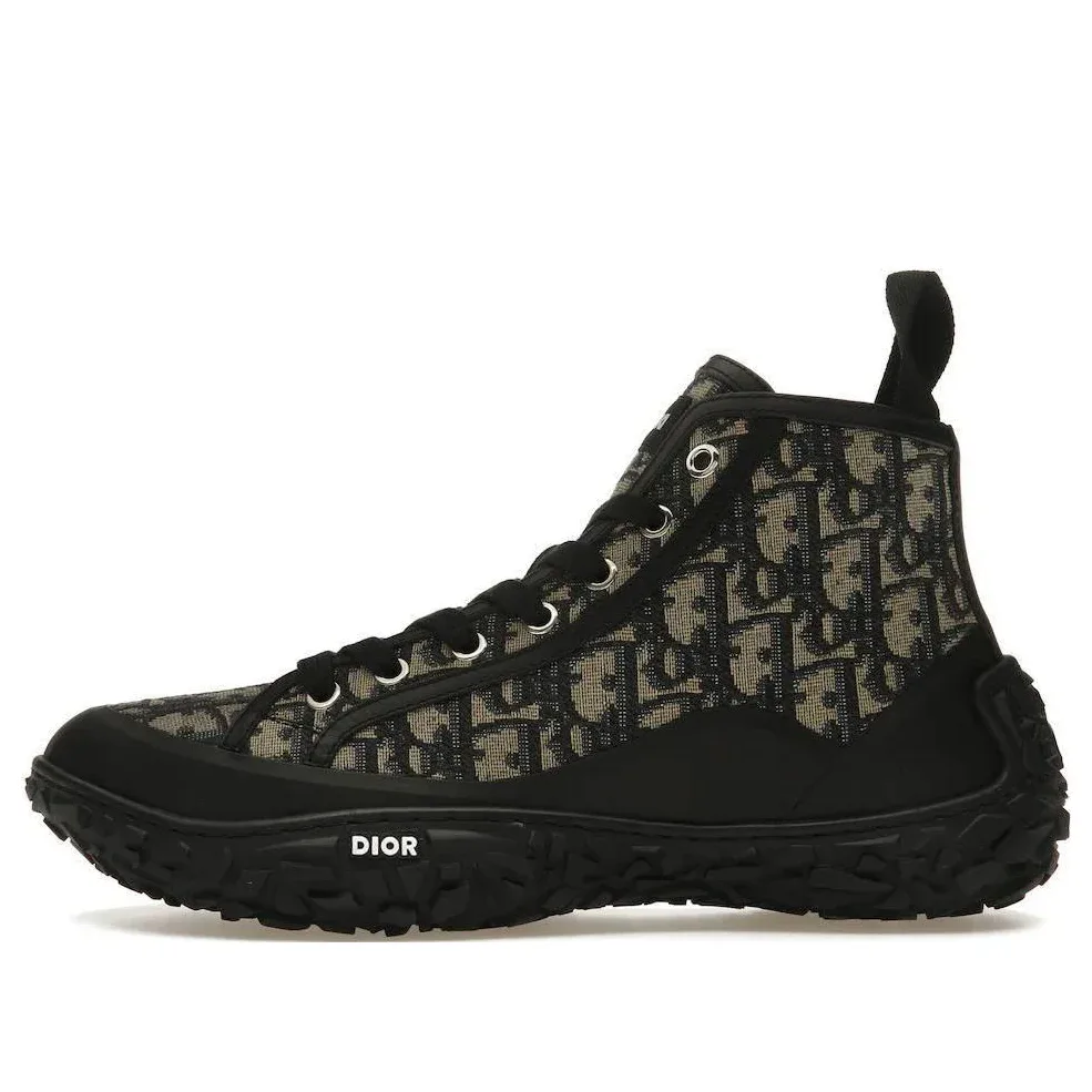 Кроссовки DIOR B28 High 'Oblique Beige Black' 3SH131ZJW_H961