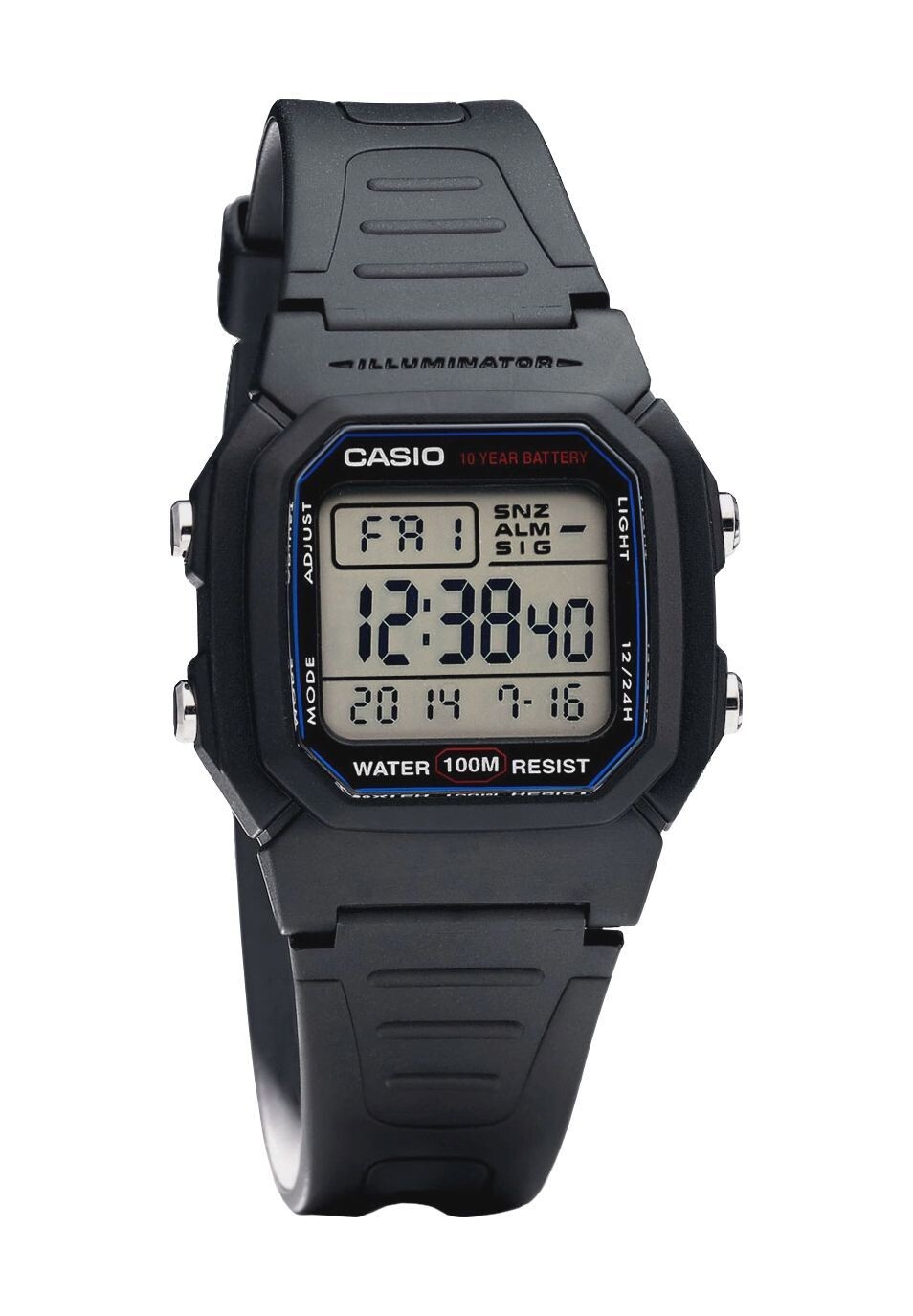 

Мужские цифровые часы W-800H-1AVES CASIO, черный