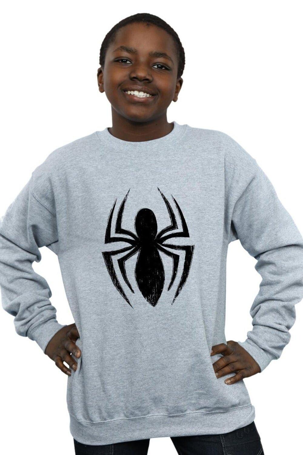 

Толстовка с логотипом Spider-Man Ultimate Spider Marvel, серый