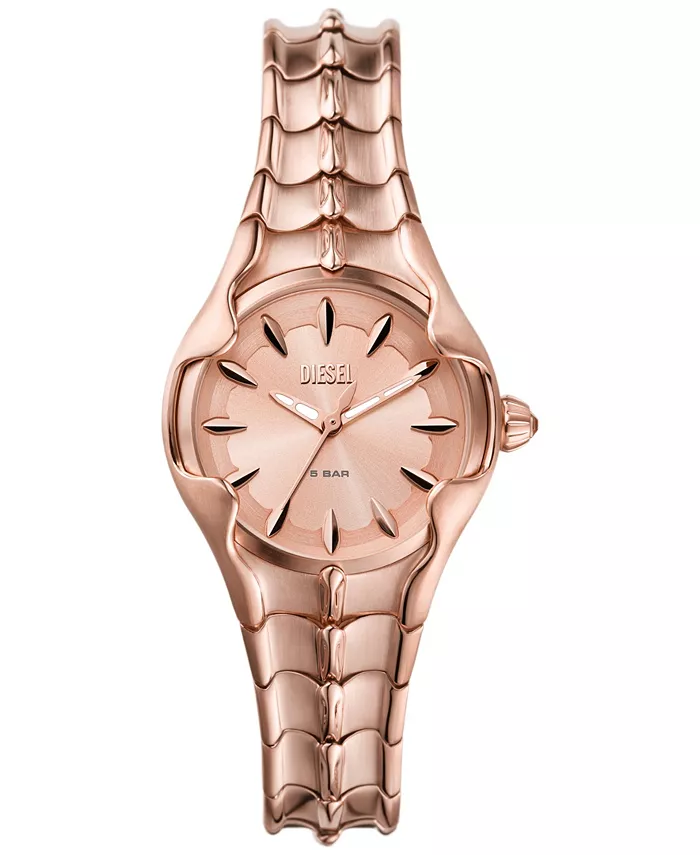 

Женские часы Vert Three Hand Rose Gold-Tone из нержавеющей стали, 32 мм Diesel