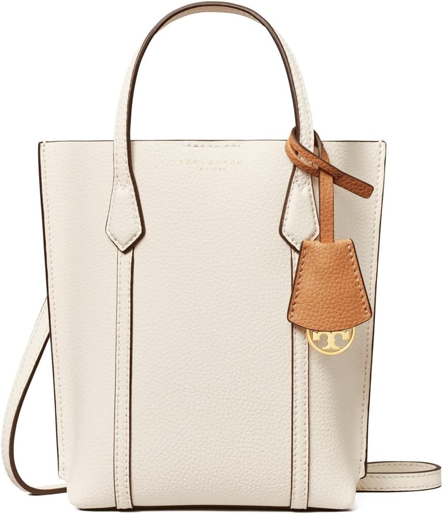 

Сумка-тоут Tory Burch Mini Perry Tote, цвет New Ivory, Бежевый, Сумка-тоут Tory Burch Mini Perry Tote, цвет New Ivory