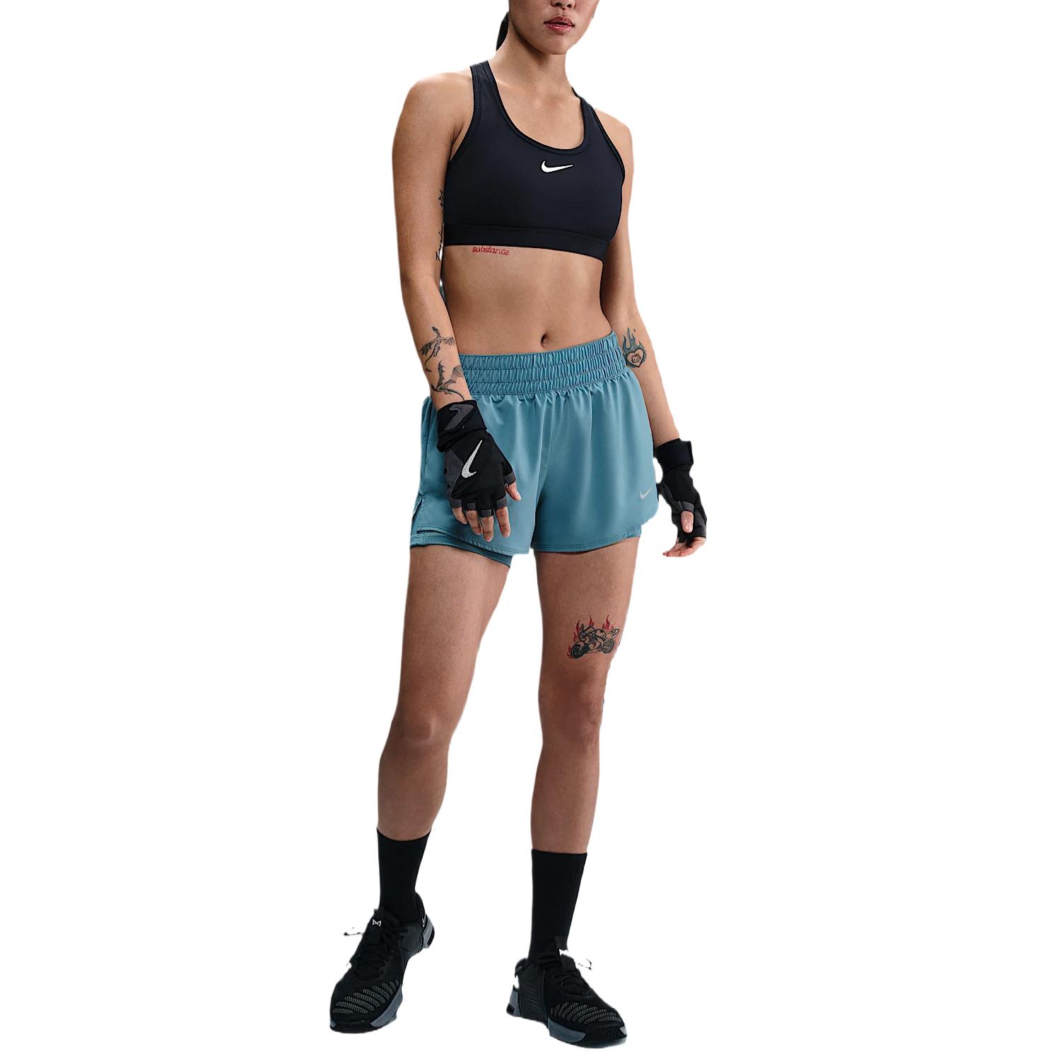Женские шорты Casual DryDri Fit в цвете Smoke Blue Nike, синий — фото 4