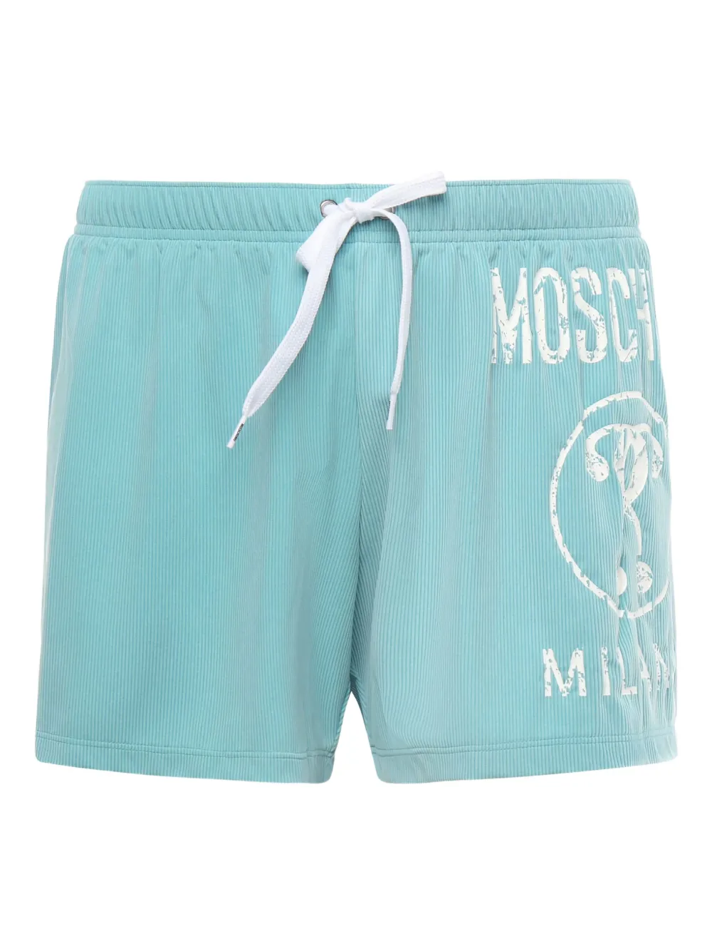 

Плавки-шорты с логотипом Moschino, синий