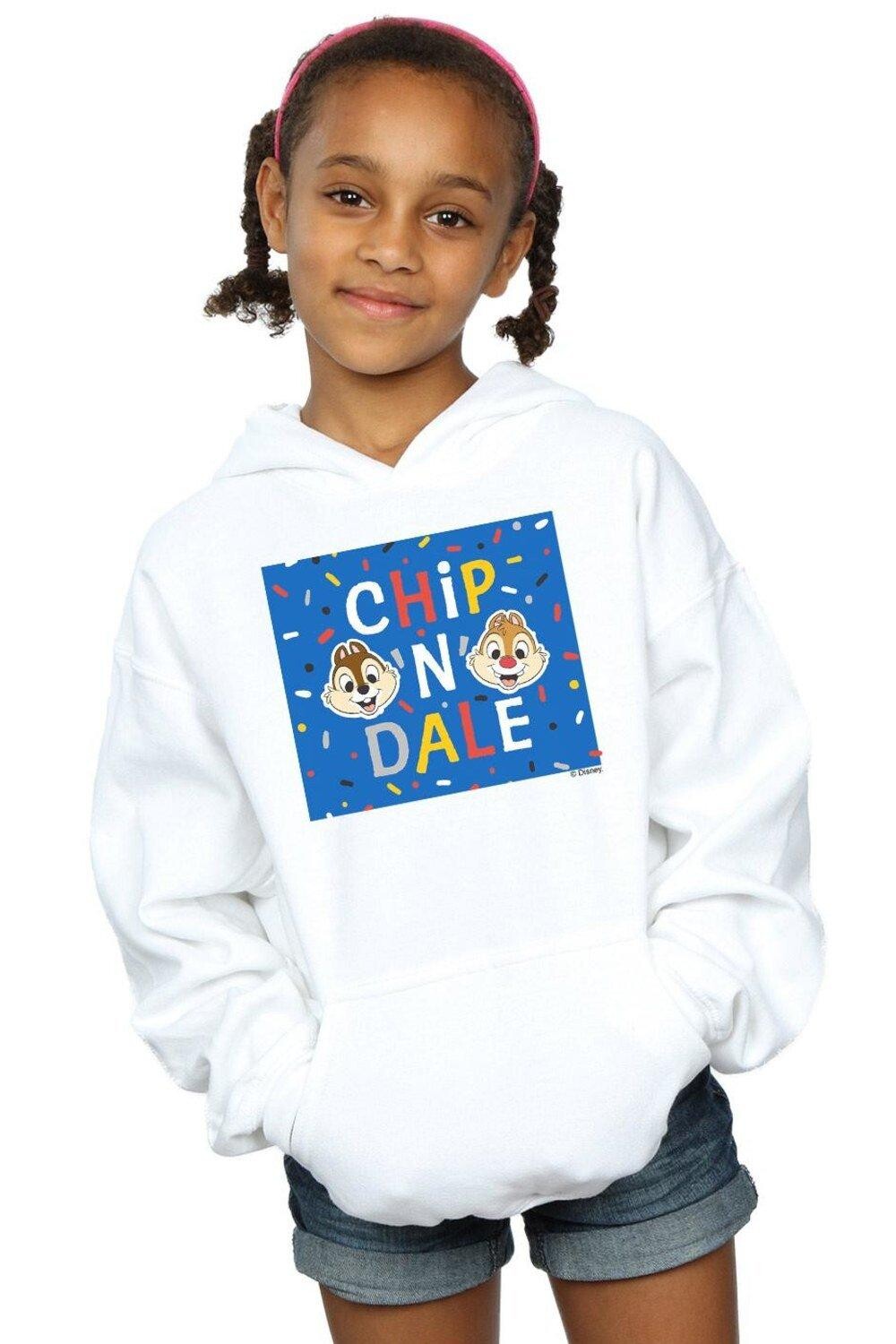 

Синий худи в рамке Chip N Dale Disney, белый