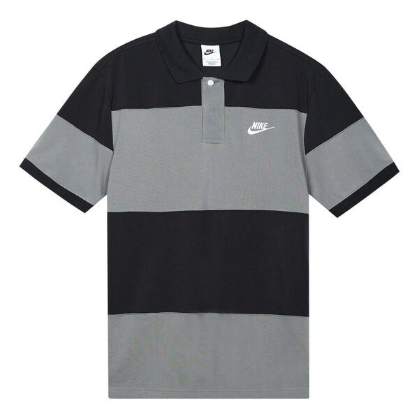 

Футболка Nike Sportswear Essential Polo Shirt 'Black Smoke Grey', мультиколор