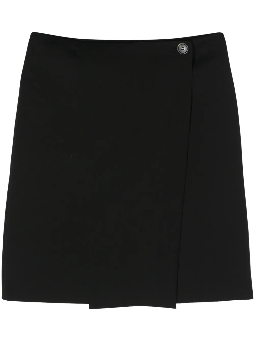 

Мини-юбка с запахом SPORTMAX, черный