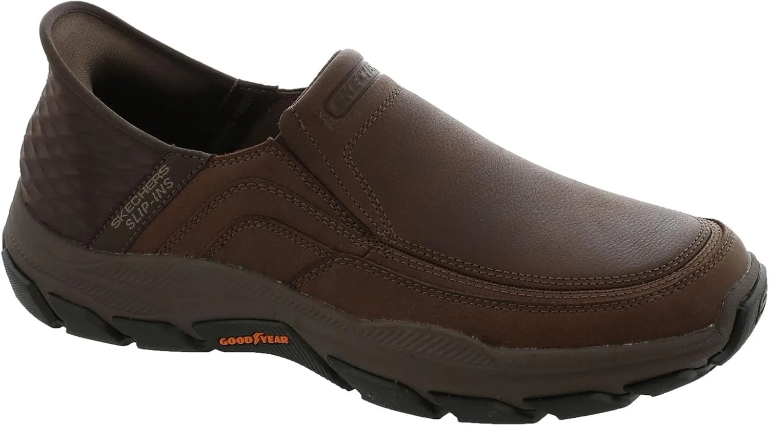 Мужские лоферы Skechers Respected Holmgren, красный/коричневый — фото 2