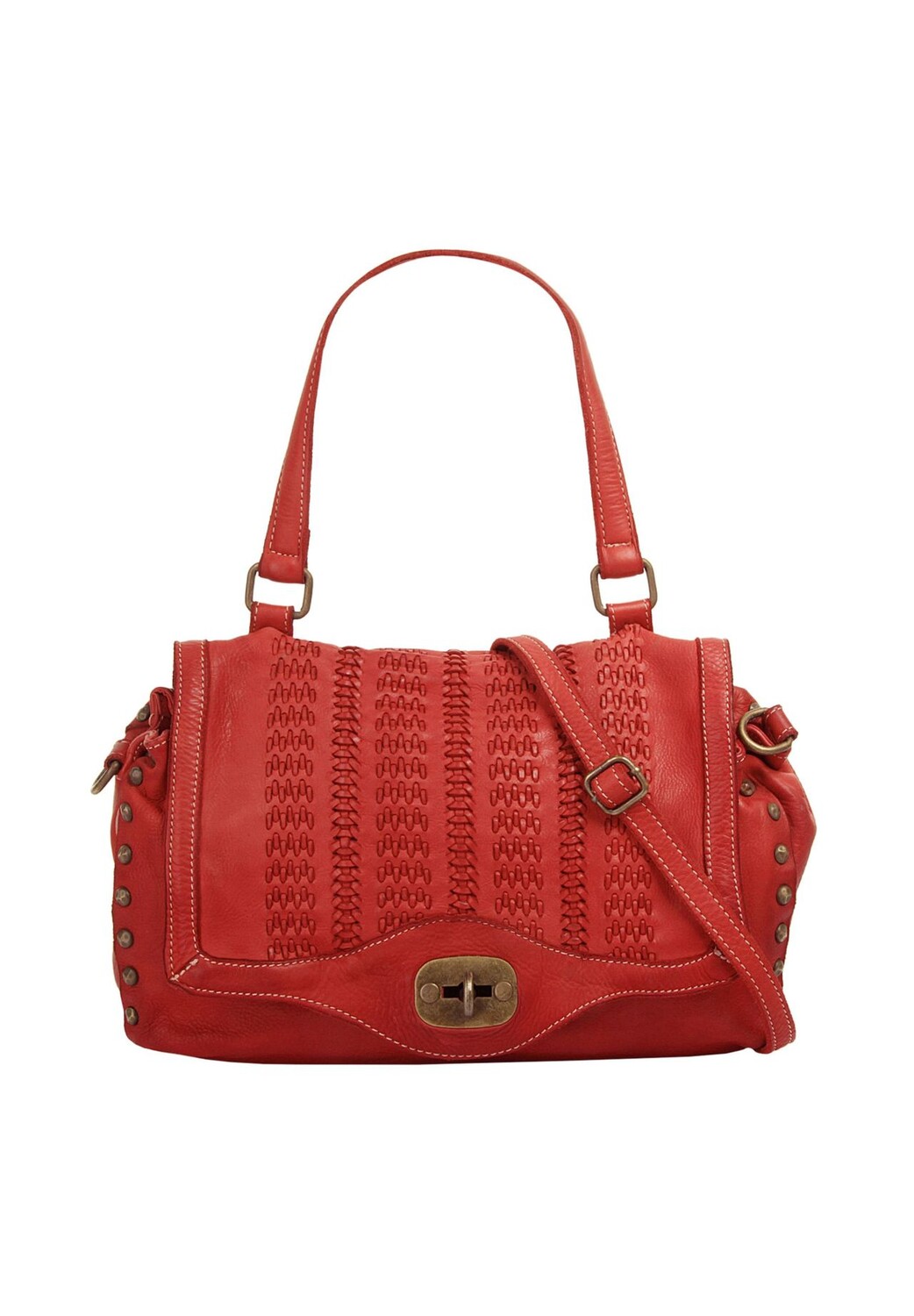 

Сумочка, натуральная кожа, производство Италия Samantha Look, красный