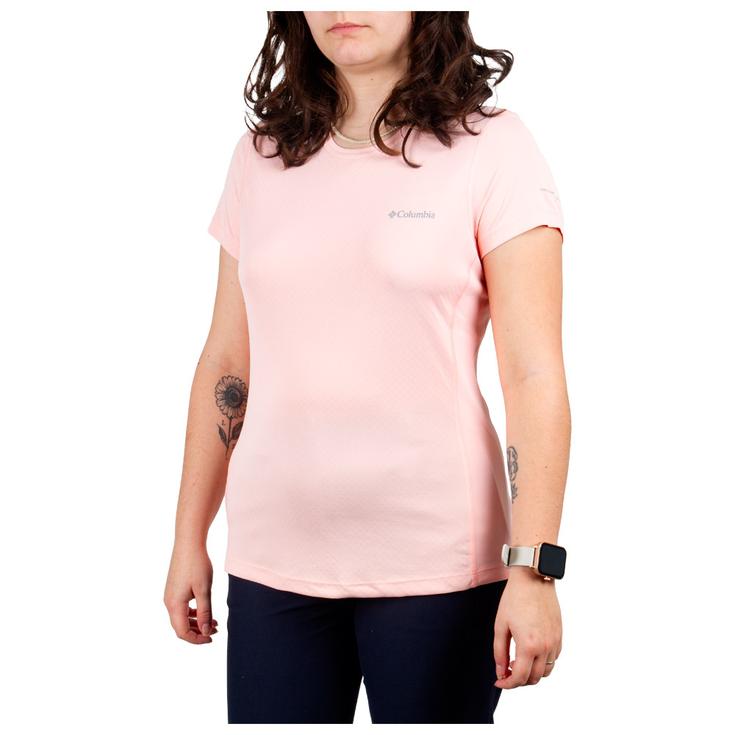 

Футболка для походов Zero Rules Light с коротким рукавом, розовая, песочная - M Columbia