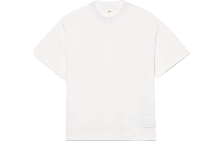 

Футболка Ami Satin Label AMIPARIS, белый