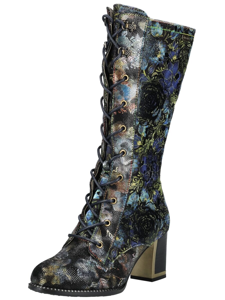 Ботинки на шнуровке Laura Vita, Blue/Dark blue