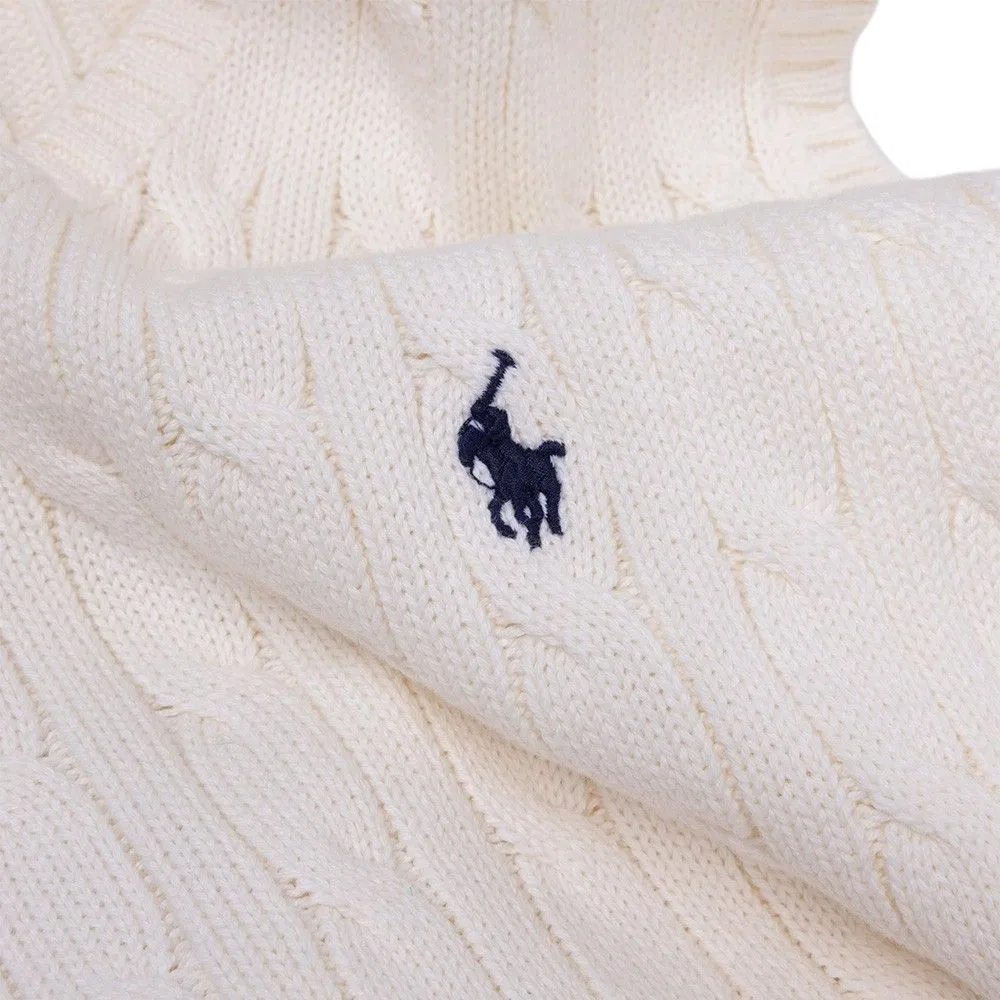 Топ-майка детская Polo Ralph Lauren белая — фото 4
