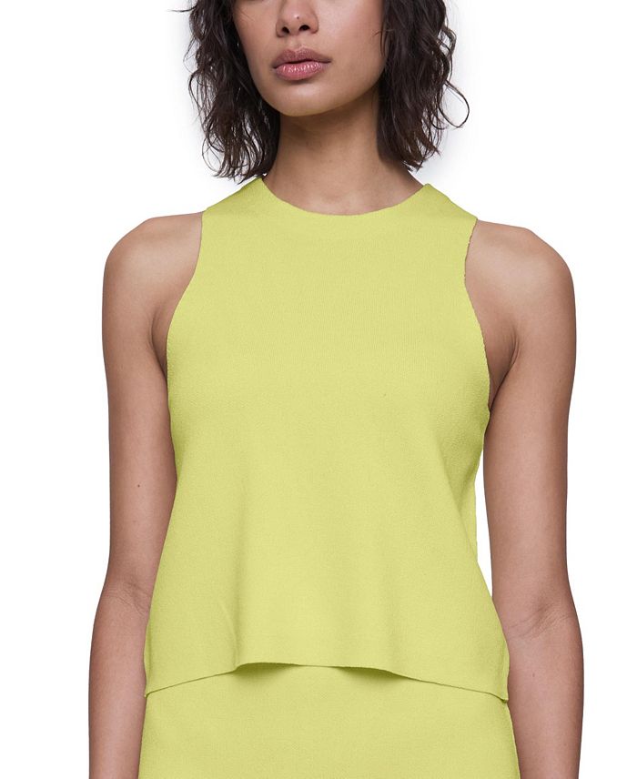 

Топ Lola с интарсией Rebecca Minkoff, желтый
