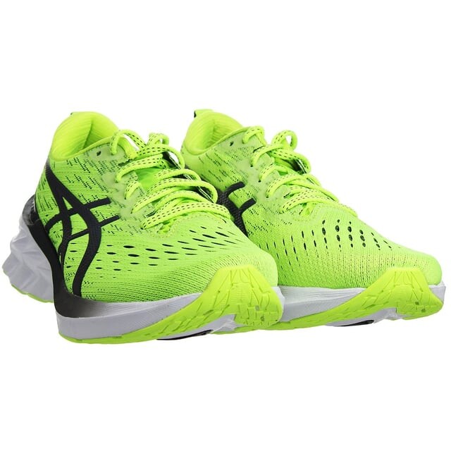 Мужские кроссовки для бега Novablast 22 зеленого цвета Asics, зеленый — фото 2
