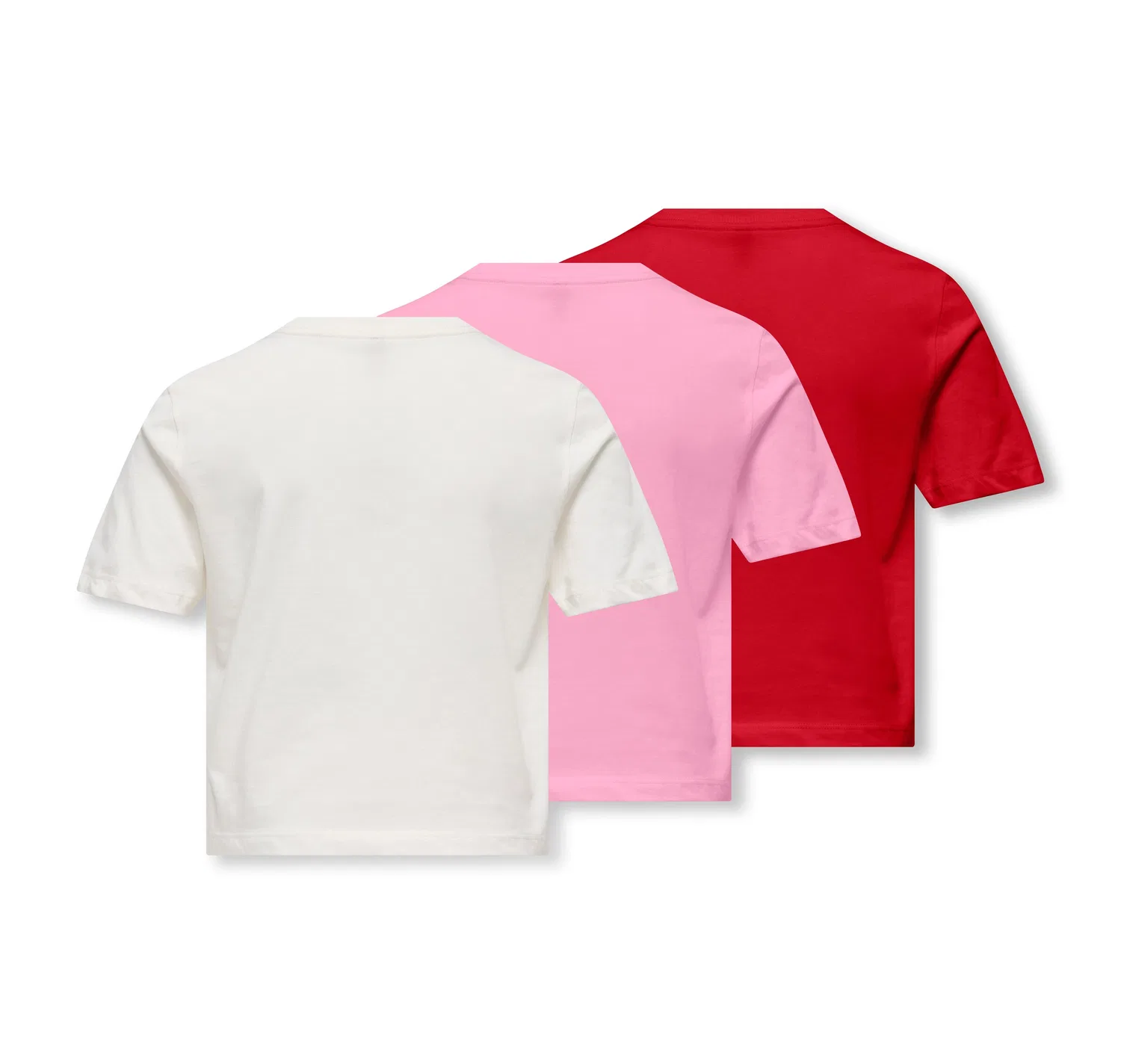 Футболка Only Girls, Light Pink/Red/White — фото 2