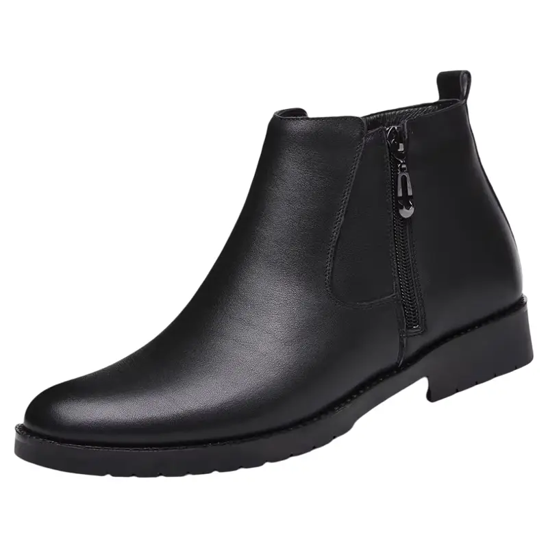 

Journey of Inspiration Черные мужские полусапожки из черной шерсти, цвет Black Wool
