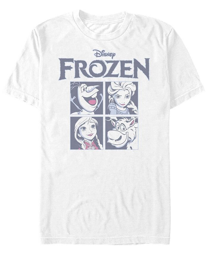 

Мужская футболка Disney Frozen Group Box Up с короткими рукавами Fifth Sun, белый