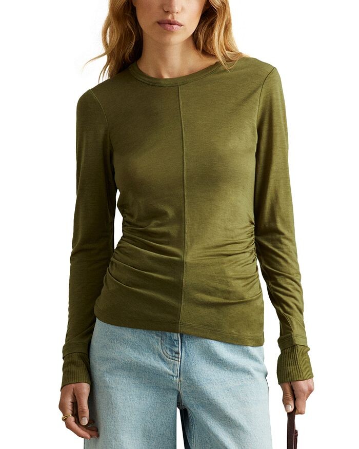 

REISS Sierra Топ со сборками, зеленый